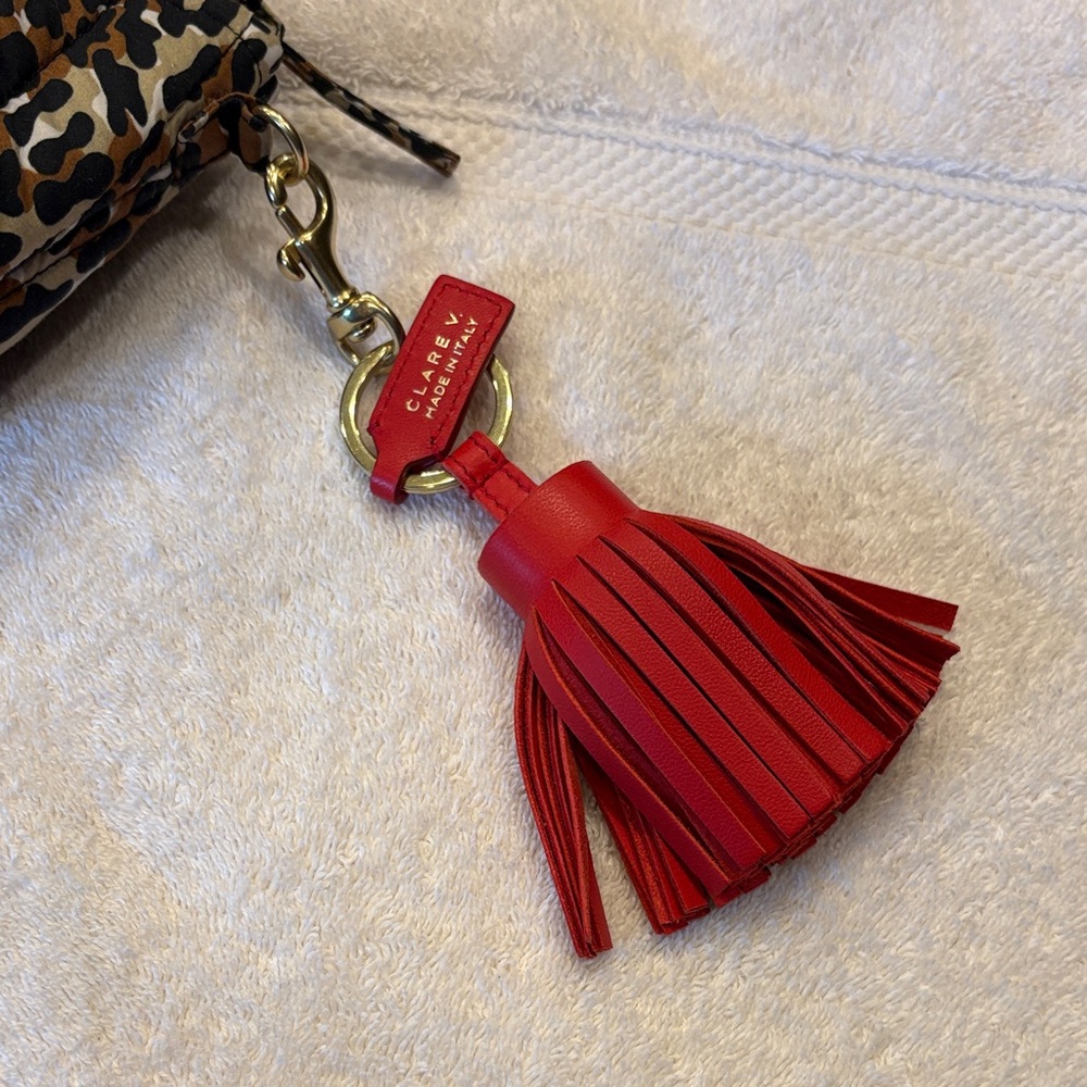 Clare V.  Bag with Pom Pom tassel NWT - Picture 5 of 8